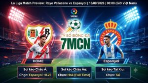 Nhận định soi kèo Rayo Vallecano vs Espanyol 00h00 ngày 16/09/2026 – La Liga