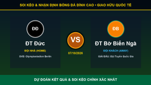 Dự đoán kết quả trận ĐT Đức và ĐT Bờ Biển Ngà ngày 07/10/2026