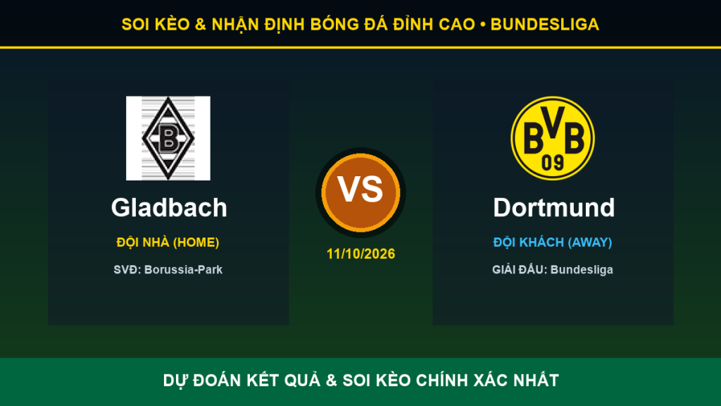 nhận định phân tích trận Gladbach và Dortmund - Banner đối đầu Gladbach vs Dortmund