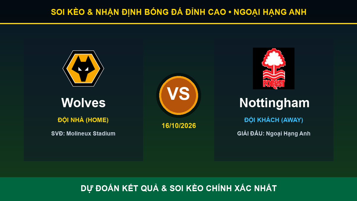 nhận định phân tích trận Wolves và Nottingham - Banner đối đầu Wolves vs Nottingham